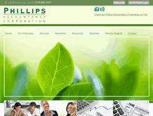 Tablet Screenshot of phillips-corp.com